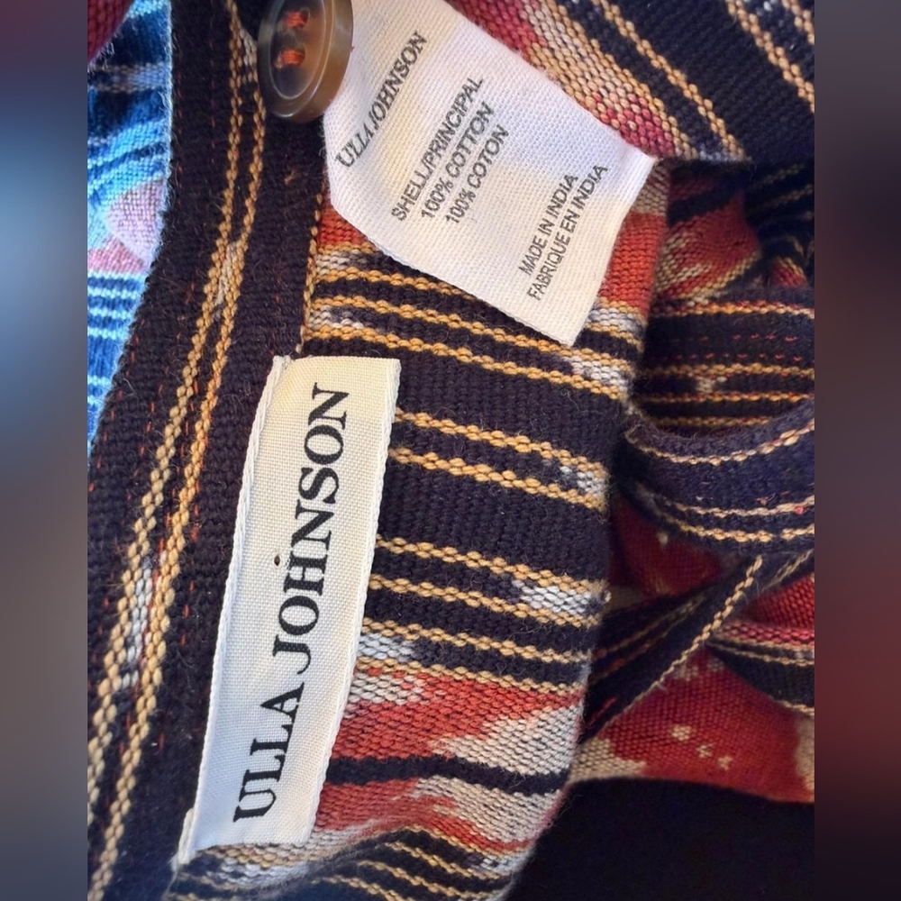 Ulla Johnson Women's Salima Printed Multicolor Ruffle Cotton Skirt Size 2 - Picture 6 of 6